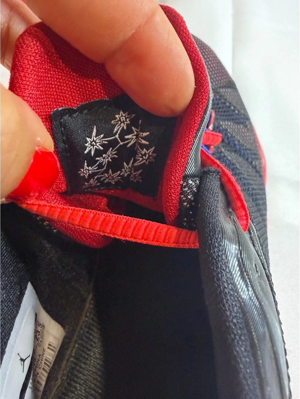 Jordan CP3.X Basketball Shoes Black Red Blue Size 10